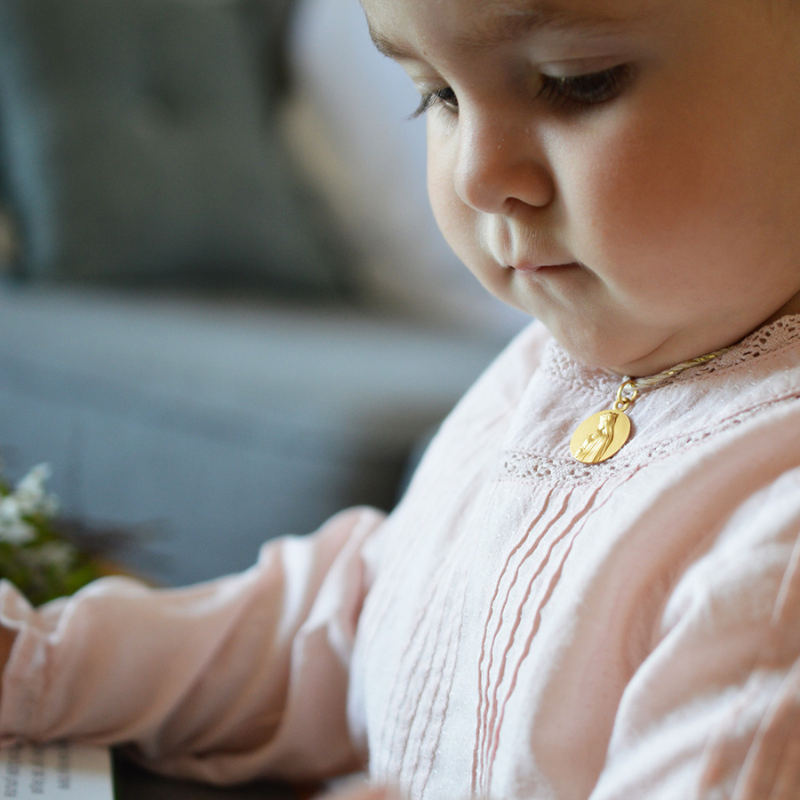 Medaille bapteme Notre-Dame de la Sagesse
