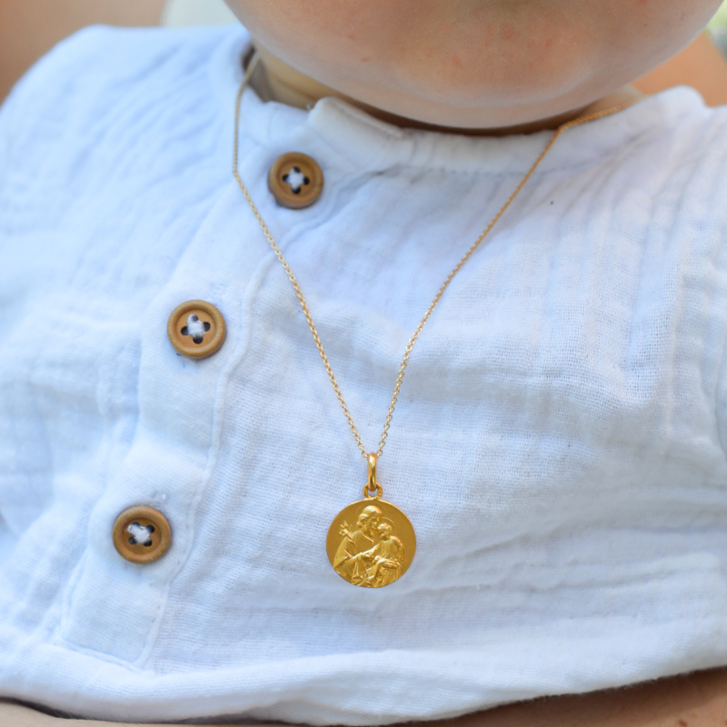Medaille bapteme Saint Joseph des Lys Medaille bapteme Saint Joseph des Lys