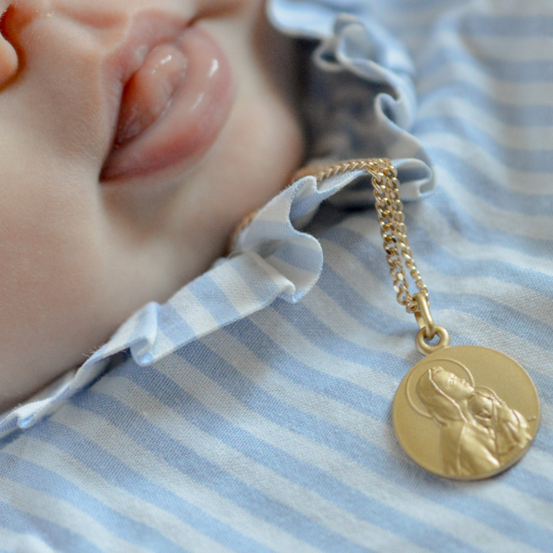 Medaille bapteme Vierge du rédempteur