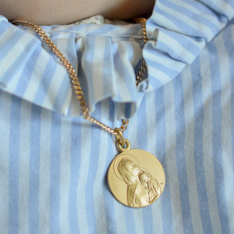 Medaille bapteme Vierge du rédempteur