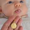 Médaille de baptême Madone de Botticelli