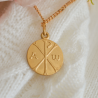 medaille de bapteme chrisme laudate