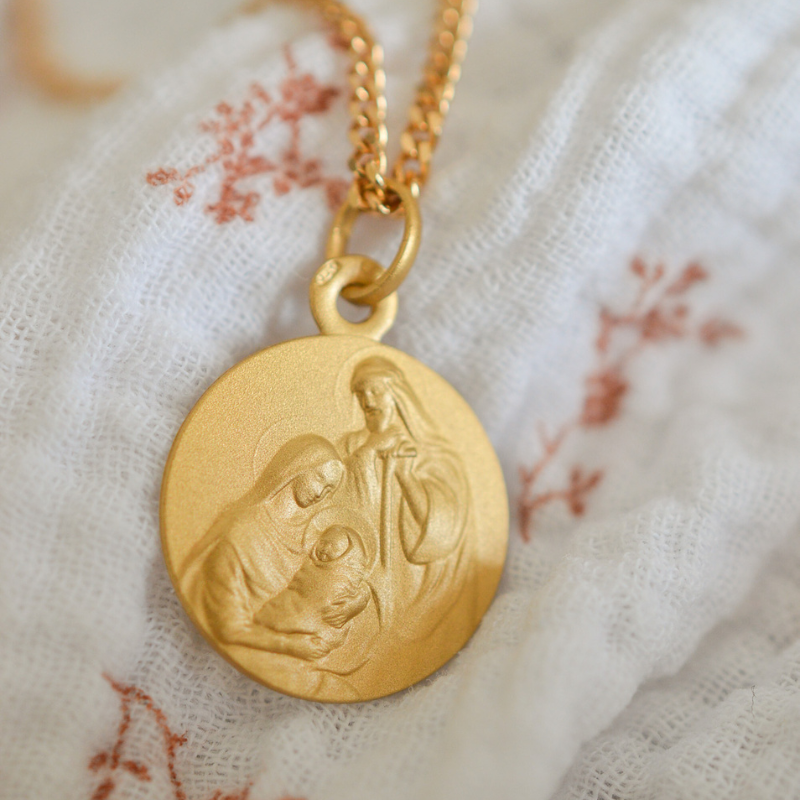 Medaille bapteme Nativité