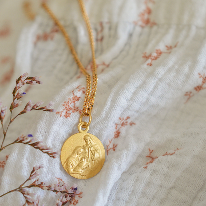 Medaille bapteme Nativité