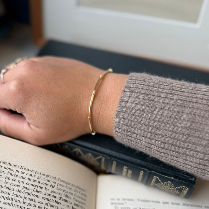 jonc heritage or 18 carats maison laudate