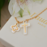 croix romane or nacre laudate