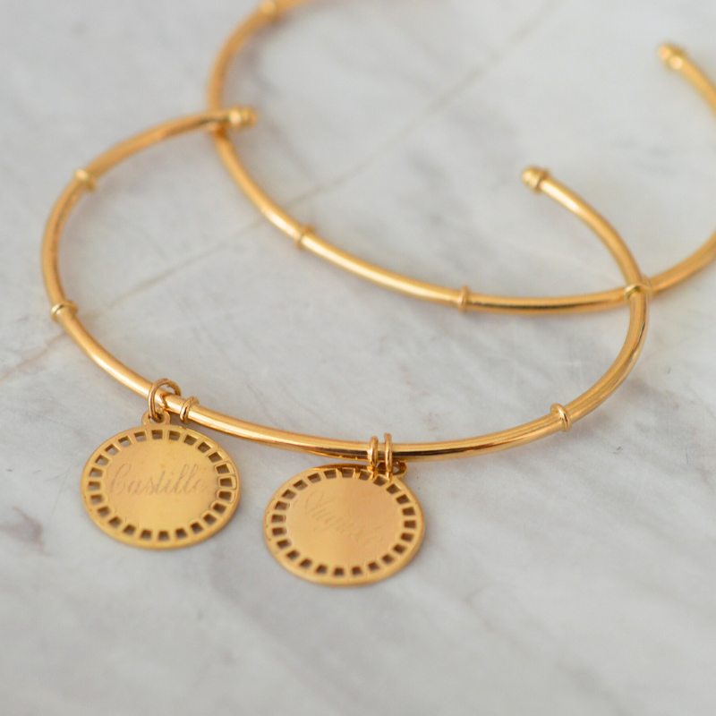 jonc joséphine à composer or jaune 18 carats