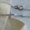 bracelet grande croix argent