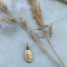 Médaille Miraculeuse Vierge des Pauvres Or 18 Carats - Maison Laudate