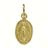Médaille Miraculeuse Vierge des Pauvres Or 18 Carats - Maison Laudate