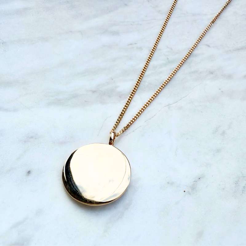 pendentif soleil plaqué or laudate