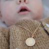 pendentif soleil plaqué or laudate