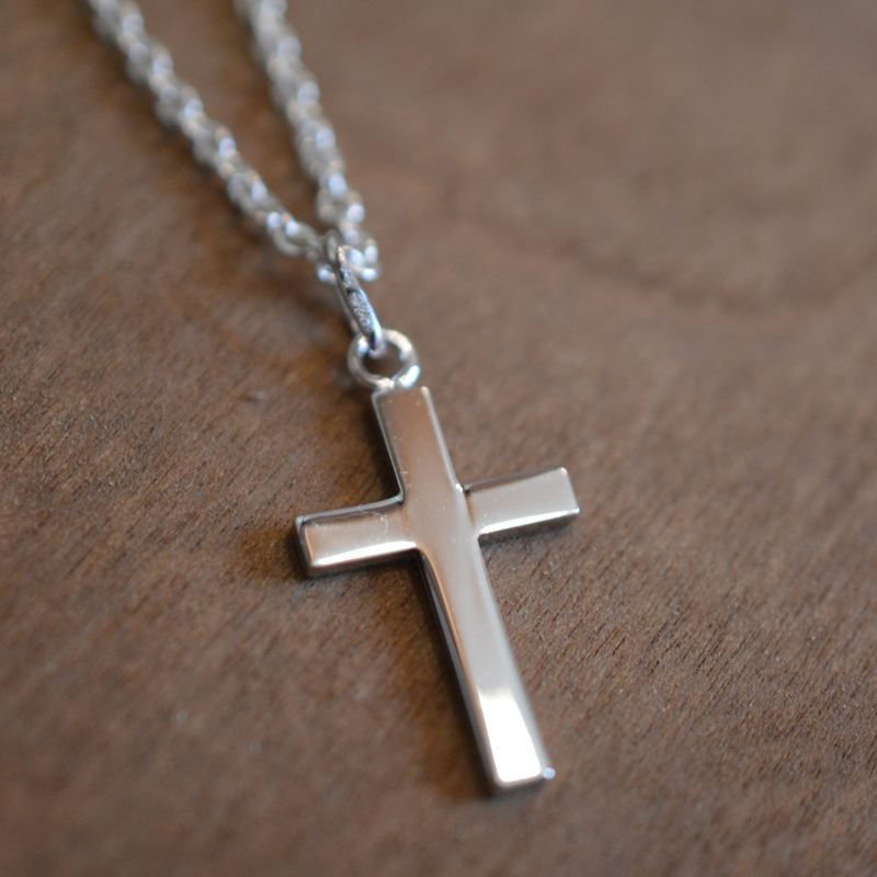 Pendentif Grande Croix Classique Argent