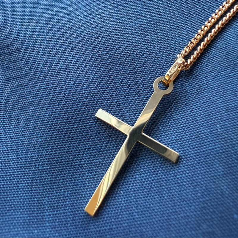 Pendentif Croix Héritage or