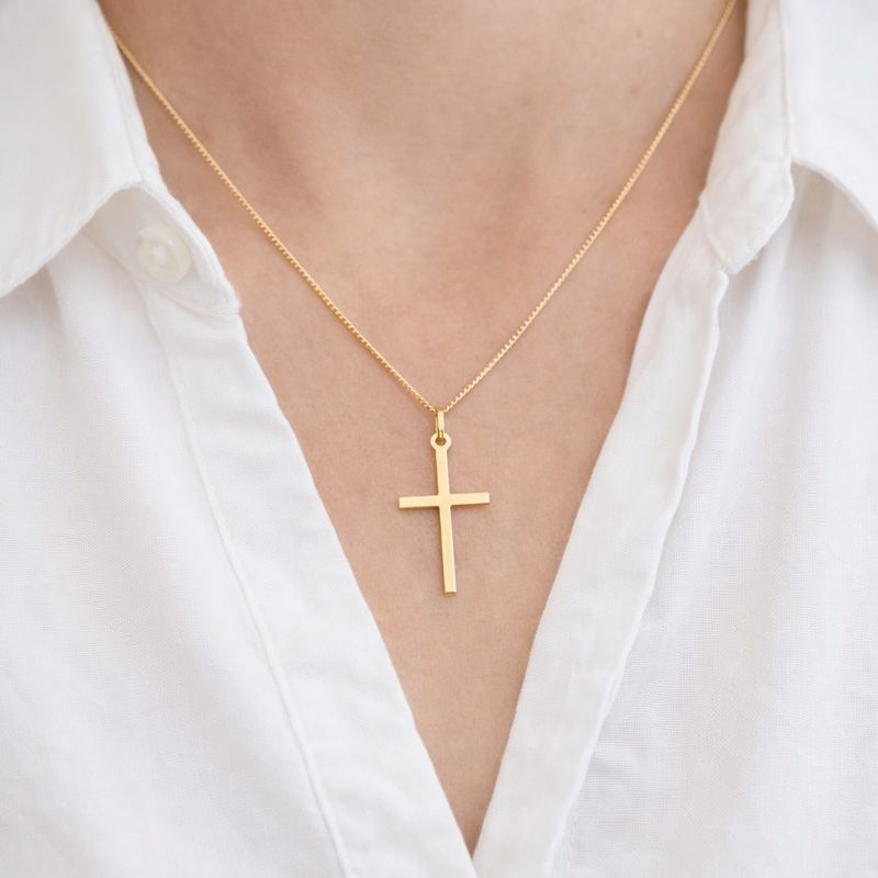 Pendentif Croix Héritage or