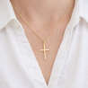 Pendentif Croix Héritage or