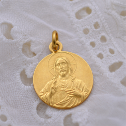 Scapulaire Sacré Coeur et Vierge Couronnée