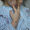 Gourmette bébé rectangle - forçat miroir