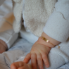 Gourmette bébé rectangle - forçat miroir
