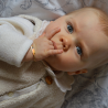 Gourmette bébé ovale - maille alternée