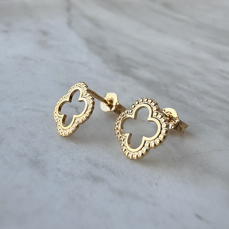 Boucles d'oreilles Honorine or jaune 9 carats