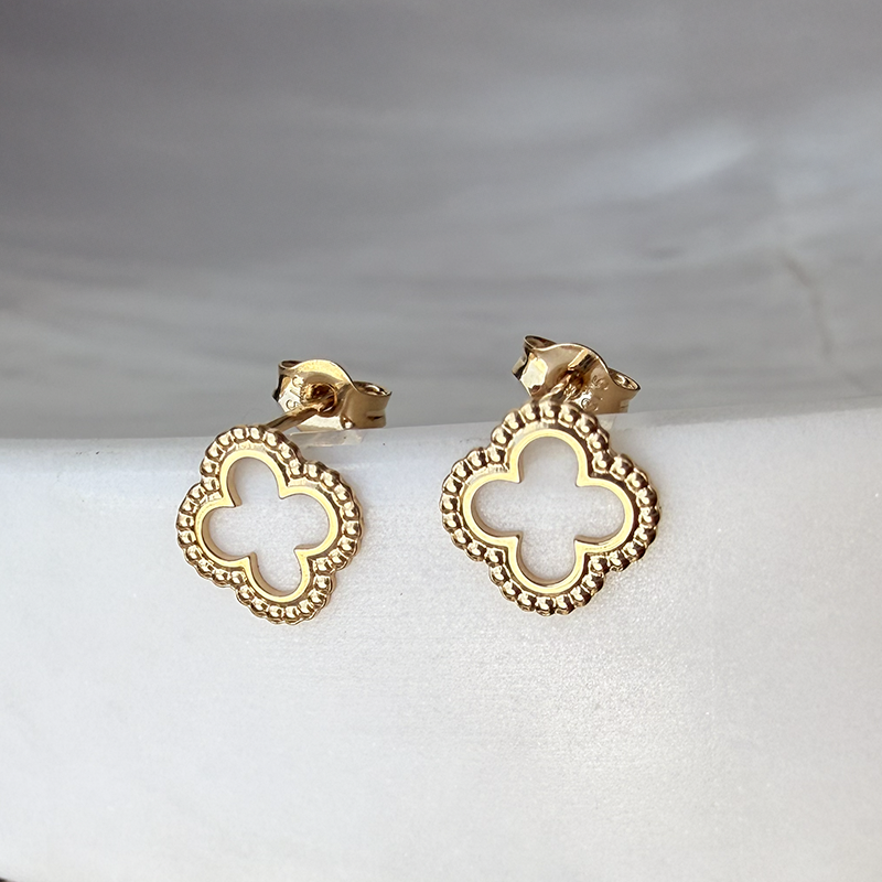 Boucles d'oreilles Honorine or jaune 9 carats