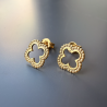Boucles d'oreilles Honorine or jaune 9 carats