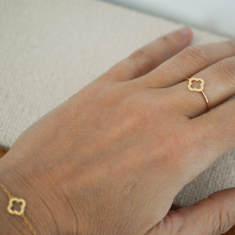 Bague Honorine or jaune 9 carats