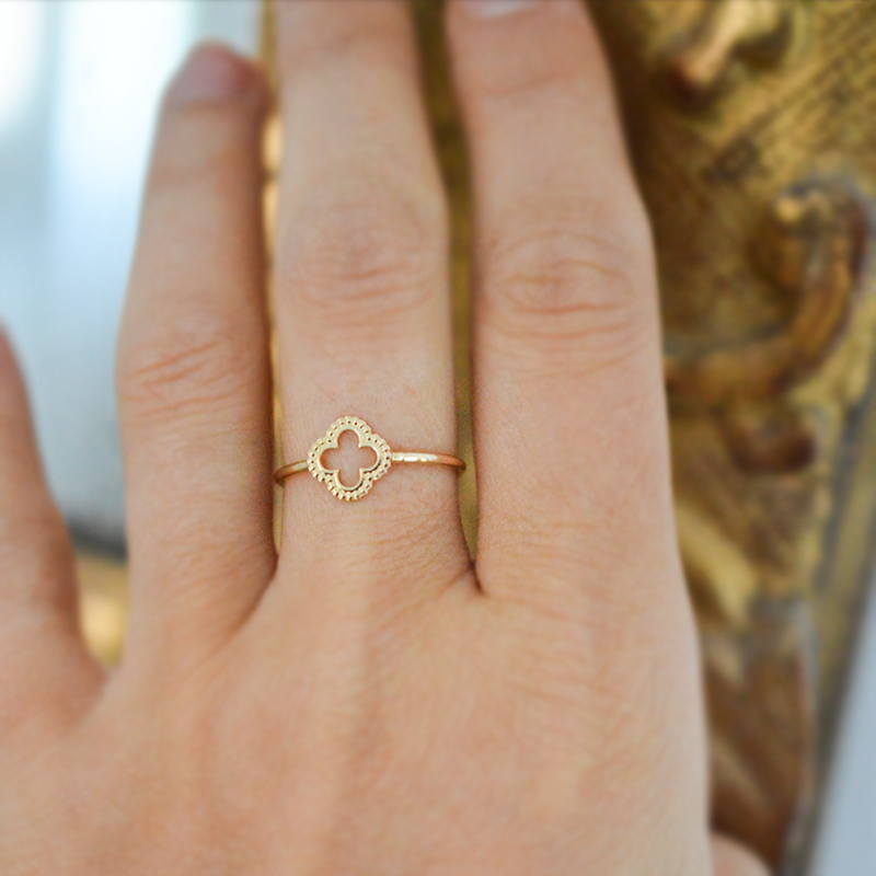 Anillo Honorine - Oro Amarillo de 9 quilates - Laudate