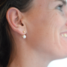 Boucles d'oreilles Anna perle