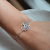 Pulsera del árbol de la vida calado en plata de ley 925