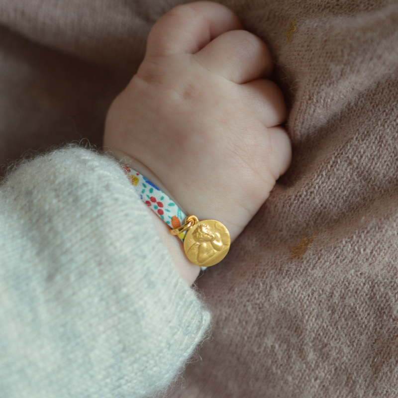 mini medaille bapteme Ange Raphaël