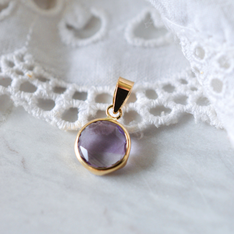 Pendentif éclat de vie améthyste