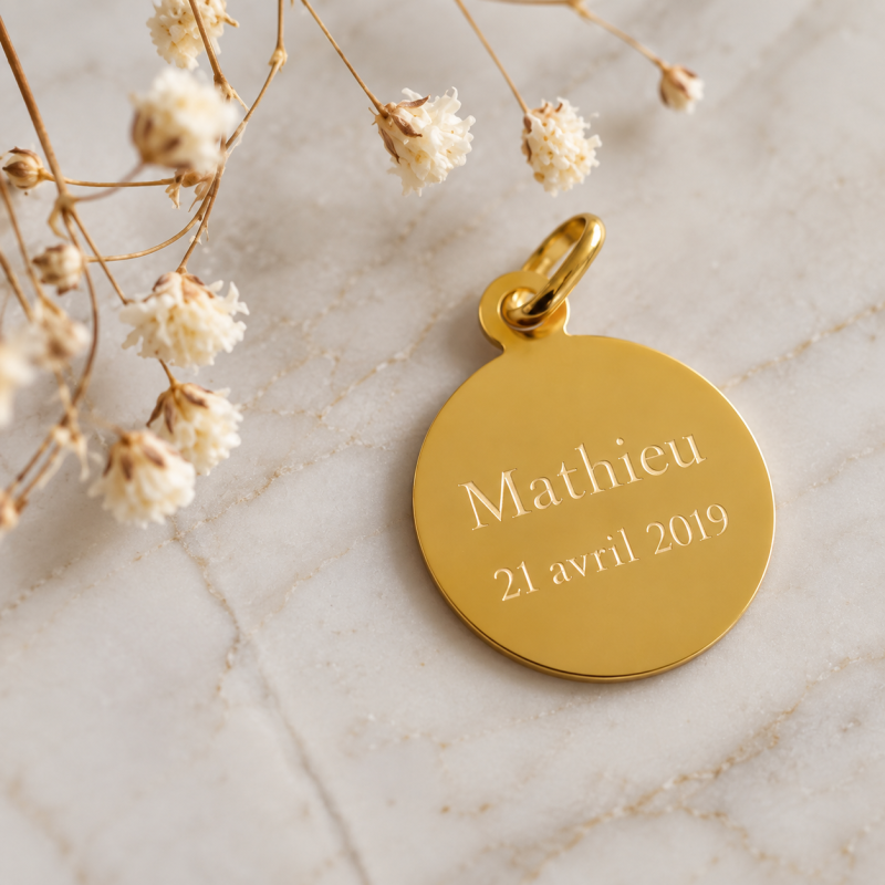 Médaille de Baptême - Notre Dame de Lumière