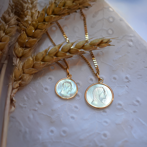 Médaille Baptême Nacre