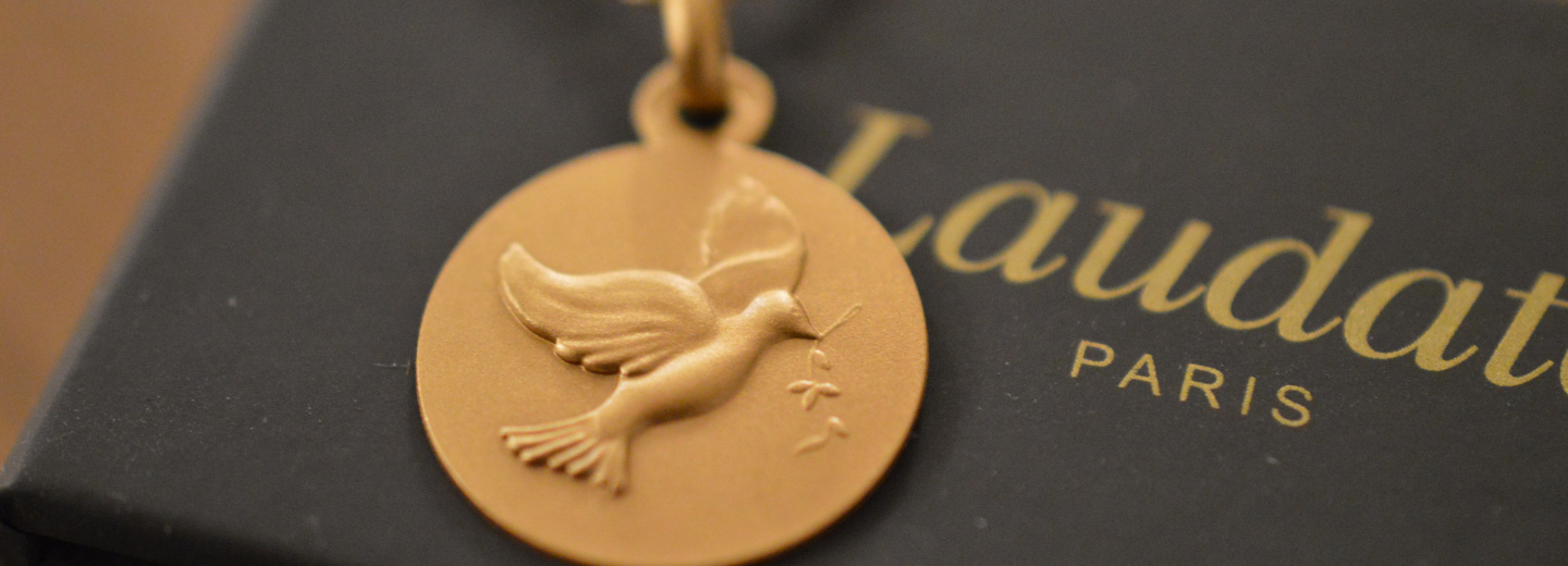 Médaille Baptême Or Jaune 9 carats