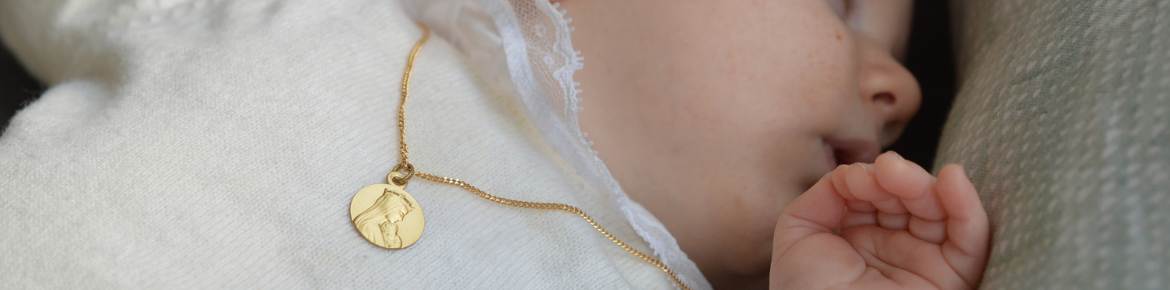 Chaîne Baptême Or Jaune 9 carats