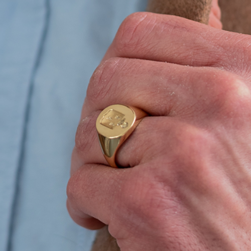 Chevalières Homme - Or 18 Carats