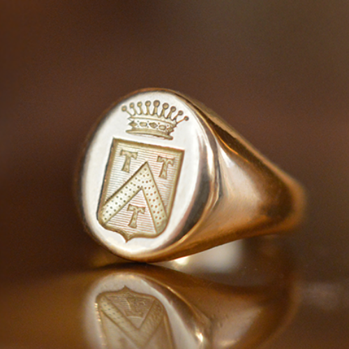 Chevalières Femme - Or 18 Carats